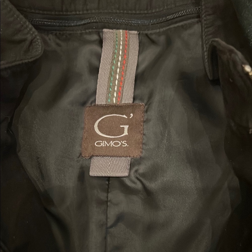 Dark Gray/ Black suede/leather Italian Jacket. - Picture 2 of 12